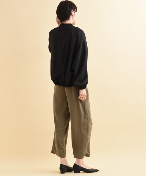 actuel(アクチュエル)の「マットウェザーブルゾン(ブルゾン・レディース・ブラック/ライトグレー/カーキ・FREE)」の21枚目の写真