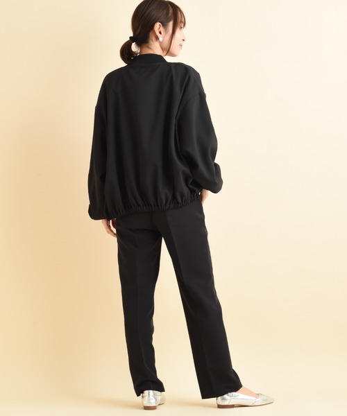 actuel(アクチュエル)の「マットウェザーブルゾン(ブルゾン・レディース・ブラック/ライトグレー/カーキ・FREE)」の10枚目の写真