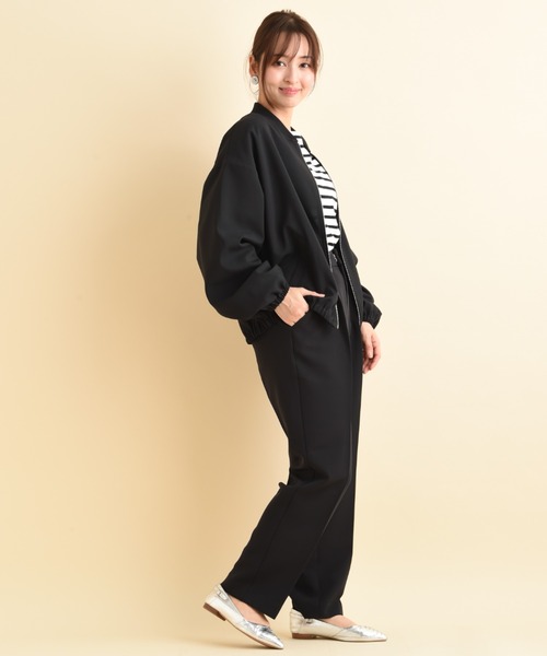 actuel(アクチュエル)の「マットウェザーブルゾン(ブルゾン・レディース・ブラック/ライトグレー/カーキ・FREE)」の11枚目の写真