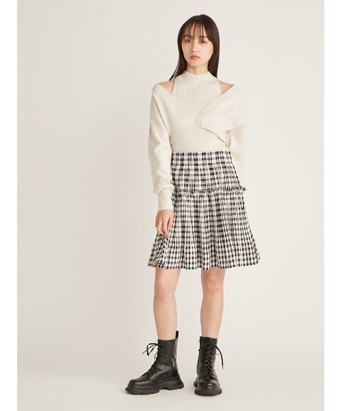 SNIDEL（スナイデル）の「Sustainableプリーツミニスカショーパン