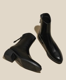 SETUP7 | 【MAISON BREEZE】ポインテッドトゥウェーブカットショートブーツ  KNF(ブーツ)