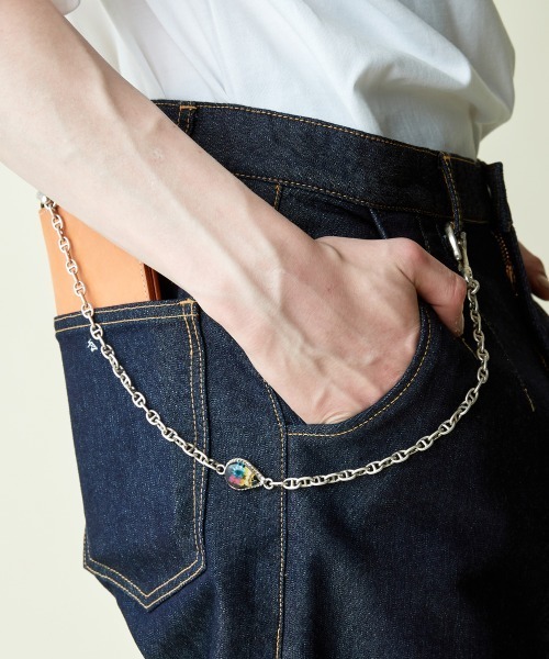 rehacer : Retro Tear Drop Wallet Chain / レトロ ティアドロップ ウォレットチェーン