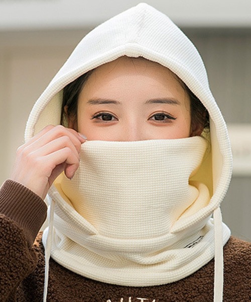 SAINT LAURENT ホワイト ネックウォーマー バラクラバ カシミヤ SAINT LAURENT ホワイト ネックウォーマー バラクラバ カシミヤ 【公式