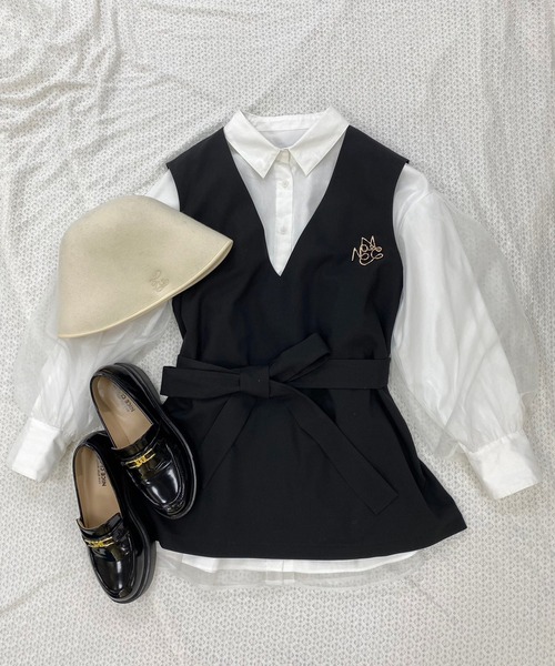 one after another NICE CLAUP（ワンアフターアナザーナイスクラップ）の「NCエンブレム付きアソートローファー　2023SS（ローファー・レディース・ブラック/ブラック系その他・SMALL/MEDIUM/LARGE）」の15枚目の写真