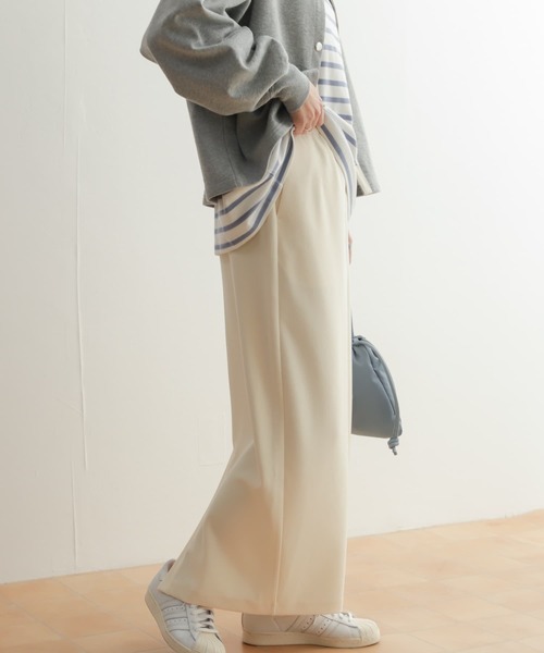 URBAN RESEARCH DOORS（アーバンリサーチドアーズ）の「カラーストレッチタイトスカート（スカート・レディース・グリーン/アイボリー・SMALL/MEDIUM）」の5枚目の写真