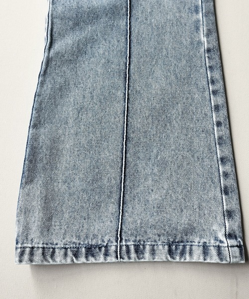 Starting Over(スターティングオーバー)の「ピンタックセミフレアデニムパンツ(デニムパンツ・メンズ・インディゴブルー/ブルー系/ケミカルウォッシュ/ブラック系その他/ブラック・M/L/XL)」の6枚目の写真