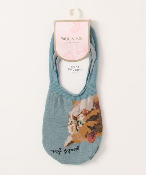 PAUL&JOE（ポールアンドジョー）の「ピクセルヌネット柄フットカバー/PAUL & JOE ACCESSOIRES（ソックス/靴下・レディース・ホワイト/ピンク/ブラック/グリーン・FREE）」の4枚目の写真