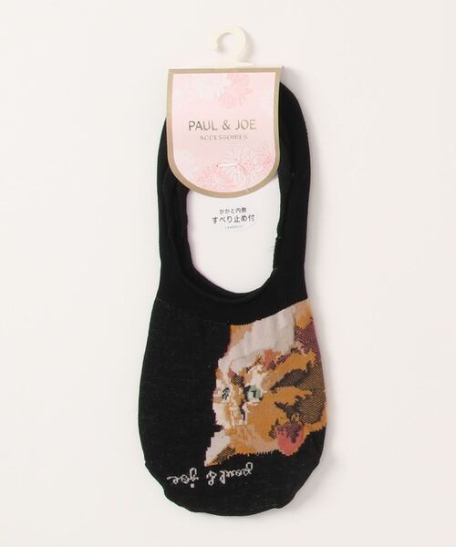PAUL&JOE（ポールアンドジョー）の「ピクセルヌネット柄フットカバー/PAUL & JOE ACCESSOIRES（ソックス/靴下・レディース・ホワイト/ピンク/ブラック/グリーン・FREE）」の3枚目の写真