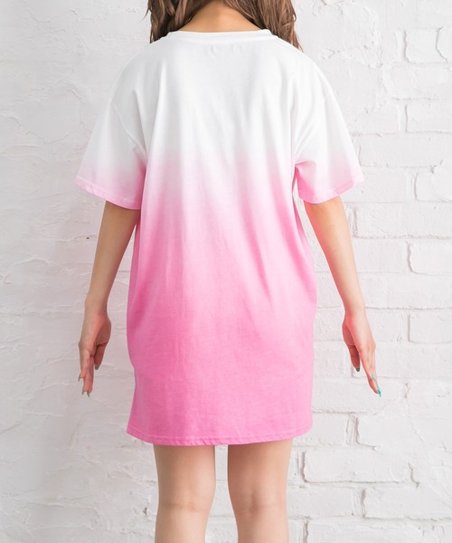 Diable baiser（ディアブルベーゼ）の「セクシージップグラデTシャツ（Tシャツ/カットソー・レディース・ラベンダー/レッド・MEDIUM）」の11枚目の写真