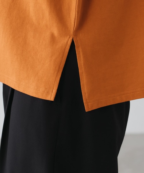 epnok(エプノック)の「タートルネックルーズロンT(Tシャツ/カットソー・メンズ・グレイッシュベージュ/オレンジ/オフホワイト/ブラック・SMALL/MEDIUM/LARGE)」の21枚目の写真