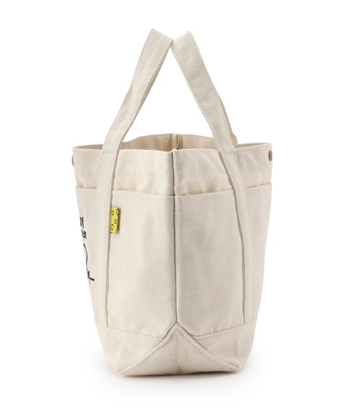 one'sterrace（ワンズテラス）の「◆【ワンズテラスオリジナル】ANDY キャンバスミニトート（トートバッグ・レディース・グレー系/オフホワイト/ライトグリーン・99）」の11枚目の写真