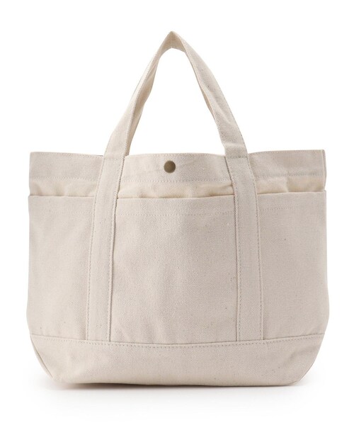 one'sterrace（ワンズテラス）の「◆【ワンズテラスオリジナル】ANDY キャンバスミニトート（トートバッグ・レディース・グレー系/オフホワイト/ライトグリーン・99）」の12枚目の写真
