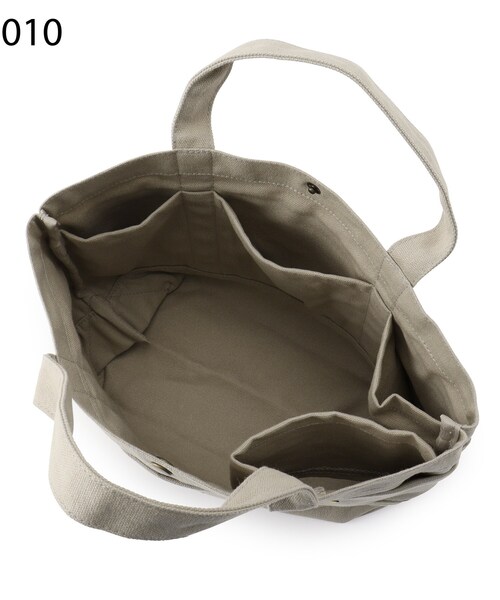 one'sterrace（ワンズテラス）の「◆【ワンズテラスオリジナル】ANDY キャンバスミニトート（トートバッグ・レディース・グレー系/オフホワイト/ライトグリーン・99）」の15枚目の写真