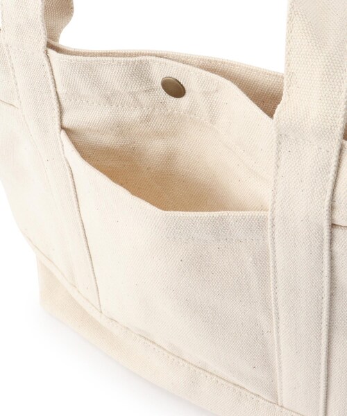 one'sterrace（ワンズテラス）の「◆【ワンズテラスオリジナル】ANDY キャンバスミニトート（トートバッグ・レディース・グレー系/オフホワイト/ライトグリーン・99）」の19枚目の写真