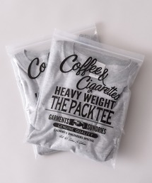 Coffee & Cigarettes（コーヒーアンドシガレッツ）の「STD-1【2枚組セット】2枚1パックTee  5.6オンス ヘビーウェイト Tシャツ  5.6oz Heavyweight 2pack tee（Tシャツ/カットソー）」
