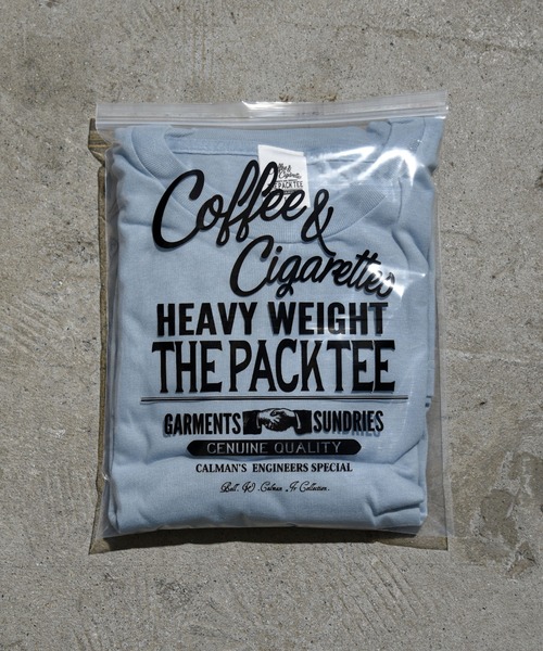 Coffee & Cigarettes（コーヒーアンドシガレッツ）の「STD-1【2枚組セット】2枚1パックTee  5.6オンス ヘビーウェイト Tシャツ  5.6oz Heavyweight 2pack tee（Tシャツ/カットソー・メンズ・ブラック/ダークグリーン/ヘザーグレー/ホワイト/サンドベージュ/ダークブラウン/グリーン/ピンク/レッド/バーガンディー/スミクロ/ダークブルー/ラベンダー/オレンジ/ブルー/アイボリー/ライトベージュ/ライトブルー・SMALL/MEDIUM/LARGE/X-LARGE）」の11枚目の写真