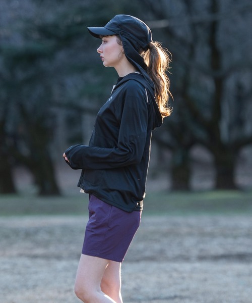 OUTDOOR PRODUCTS（アウトドアプロダクツ）の「【OUTDOOR PRODUCTS/アウトドアプロダクツ】速乾　透湿　UVカット　吸水速乾　抗菌防臭加工　リフレクター　軽量　パーカー　ラッシュガード（パーカー・レディース・ブラック/ネイビー/グレー・MEDIUM/LARGE）」の4枚目の写真