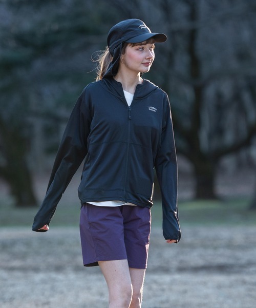 OUTDOOR PRODUCTS（アウトドアプロダクツ）の「【OUTDOOR PRODUCTS/アウトドアプロダクツ】速乾　透湿　UVカット　吸水速乾　抗菌防臭加工　リフレクター　軽量　パーカー　ラッシュガード（パーカー・レディース・ブラック/ネイビー/グレー・MEDIUM/LARGE）」の21枚目の写真