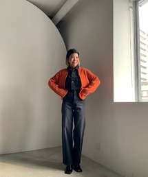 Ameri（アメリ）の「CROPPED DENIM JACKET（デニムジャケット