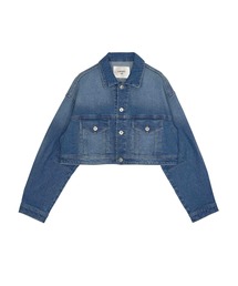 Ameri（アメリ）の「CROPPED DENIM JACKET（デニムジャケット