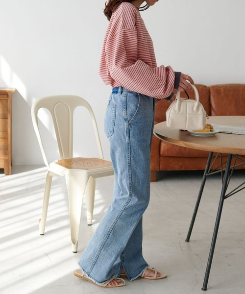 【WEB限定】カラービッグボーダーTシャツ