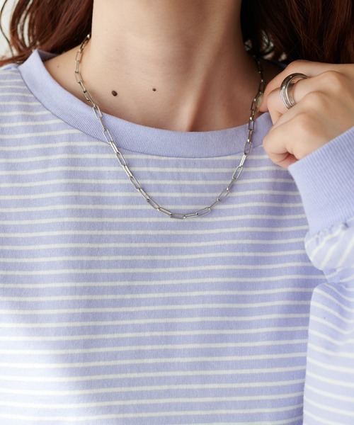 【WEB限定】カラービッグボーダーTシャツ