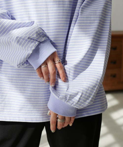 【WEB限定】カラービッグボーダーTシャツ