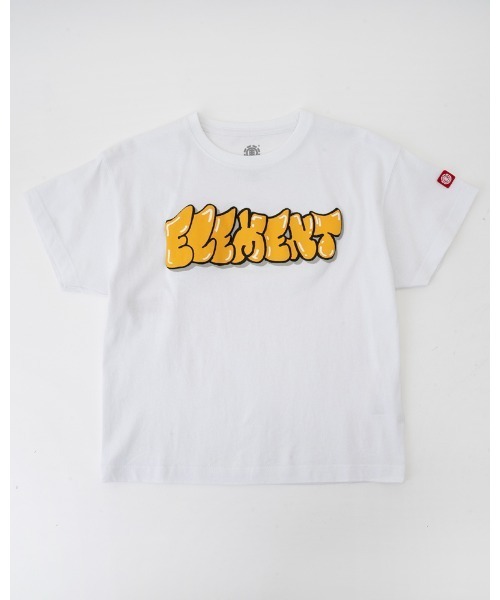 ELEMENT（エレメント）の「ELEMENT YOUTH（キッズサイズ） YT BOMBING SS Ｔシャツ  (130cm~160cm) 【2023年春夏モデル】/エレメントキッズ半袖Tシャツ（Tシャツ/カットソー・キッズ・オレンジ/ブラック/ホワイト・150/160/140/130）」の2枚目の写真