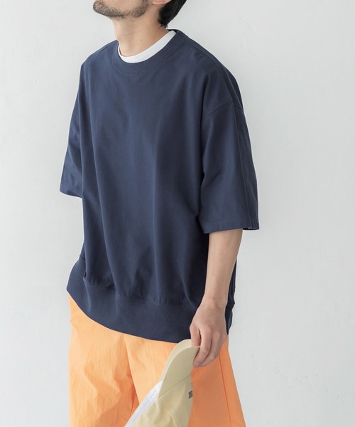 coca(coca)(コカ)の「メンズ ビッグシルエットスウェTシャツ(Tシャツ/カットソー・メンズ・ホワイト/グリーン/ライトグレー/チャコール/ネイビー/ブラック/ベージュ・M/L)」の7枚目の写真