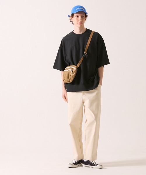 coca(coca)(コカ)の「メンズ ビッグシルエットスウェTシャツ(Tシャツ/カットソー・メンズ・ホワイト/グリーン/ライトグレー/チャコール/ネイビー/ブラック/ベージュ・M/L)」の20枚目の写真