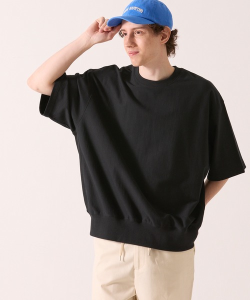 coca(coca)(コカ)の「メンズ ビッグシルエットスウェTシャツ(Tシャツ/カットソー・メンズ・ホワイト/グリーン/ライトグレー/チャコール/ネイビー/ブラック/ベージュ・M/L)」の21枚目の写真