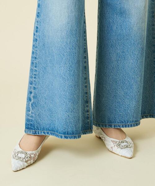 ODETTE E ODILE(オデットエオディール)の「【WEB限定】ビジューバックル フラット15●↑(パンプス・レディース・ホワイト/ブラック・22cm/22.5cm/23cm/23.5cm/24cm/24.5cm/25cm)」の17枚目の写真