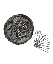 フラワーレースシニヨンネット[Uピン8本セット]
