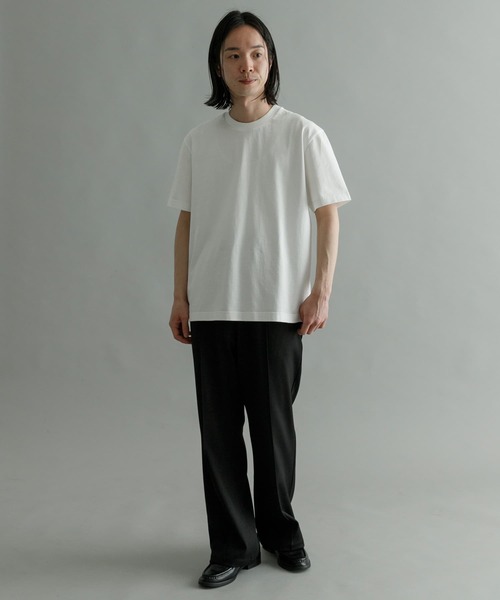 URBAN RESEARCH（アーバンリサーチ）の「URBAN RESEARCH iD　SEMI FLARE POLY TWILL PANTS（その他パンツ・メンズ・ブラック/グリーン/ブルー系その他・LARGE/MEDIUM）」の5枚目の写真