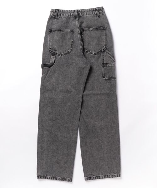 ANLIBERTY ANAP(アンリバティアナップ)の「デニムペインターパンツ【セットアップ可能】(デニムパンツ・レディース・ブラック・S/M)」の10枚目の写真