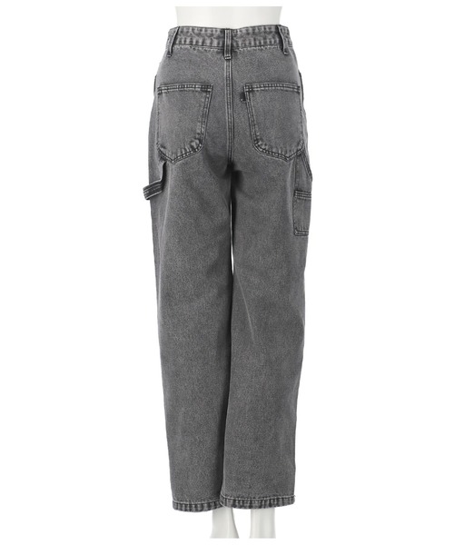 ANLIBERTY ANAP(アンリバティアナップ)の「デニムペインターパンツ【セットアップ可能】(デニムパンツ・レディース・ブラック・S/M)」の8枚目の写真