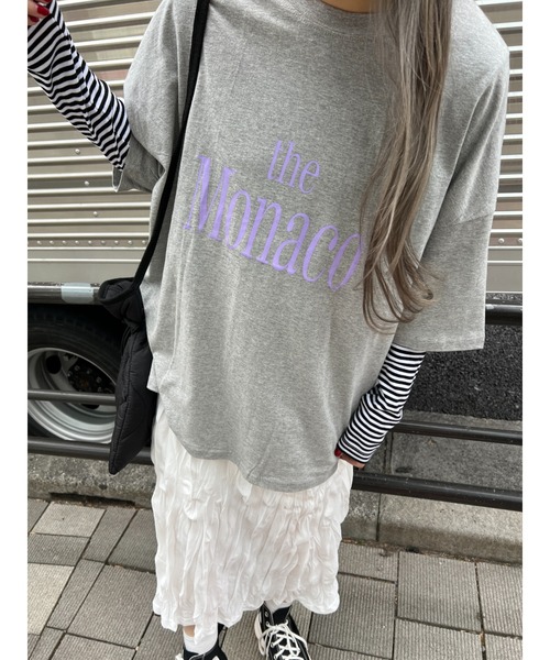 WC(ダブル シー)の「theMonacoロゴTシャツ(Tシャツ/カットソー・レディース・ホワイト/グレー/アイボリー・FREE)」の20枚目の写真