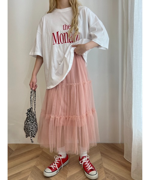 WC(ダブル シー)の「theMonacoロゴTシャツ(Tシャツ/カットソー・レディース・ホワイト/グレー/アイボリー・FREE)」の4枚目の写真