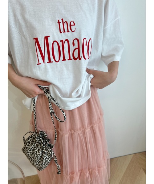 WC(ダブル シー)の「theMonacoロゴTシャツ(Tシャツ/カットソー・レディース・ホワイト/グレー/アイボリー・FREE)」の5枚目の写真