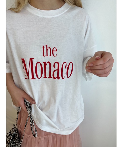 WC(ダブル シー)の「theMonacoロゴTシャツ(Tシャツ/カットソー・レディース・ホワイト/グレー/アイボリー・FREE)」の7枚目の写真