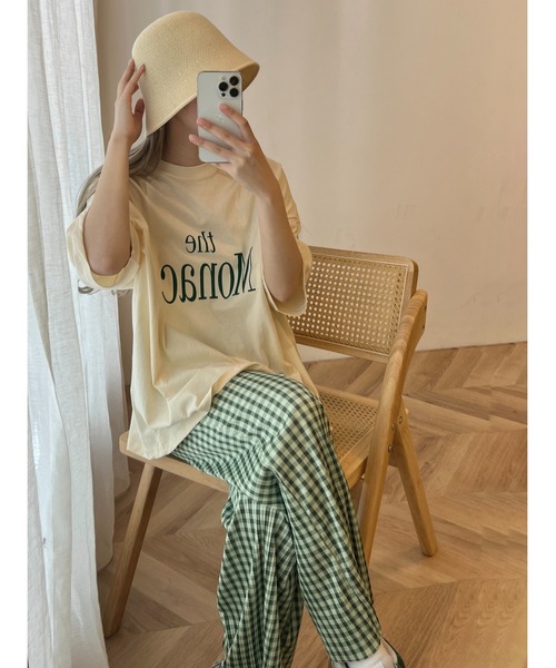 WC(ダブル シー)の「theMonacoロゴTシャツ(Tシャツ/カットソー・レディース・ホワイト/グレー/アイボリー・FREE)」の15枚目の写真