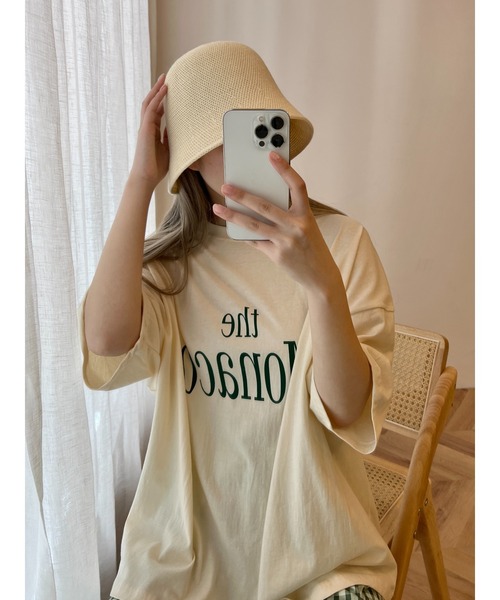 WC(ダブル シー)の「theMonacoロゴTシャツ(Tシャツ/カットソー・レディース・ホワイト/グレー/アイボリー・FREE)」の16枚目の写真