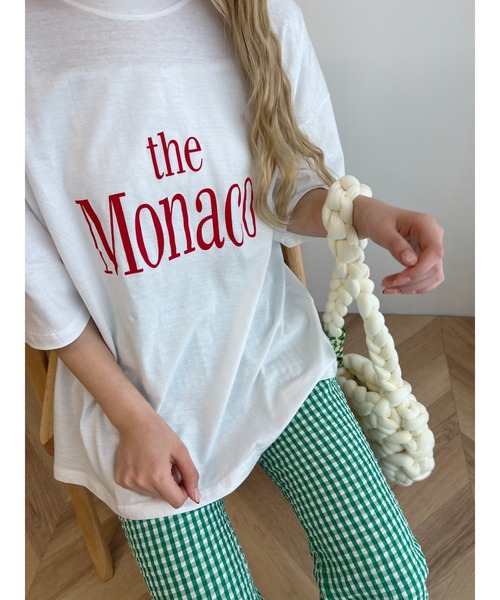 WC(ダブル シー)の「theMonacoロゴTシャツ(Tシャツ/カットソー・レディース・ホワイト/グレー/アイボリー・FREE)」の12枚目の写真