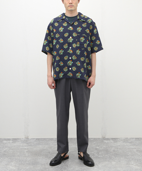 NOMA t.d.（ノーマティーディー）の「【NOMA t.d. / ノーマ ティーディー】Summer Shirt バスケット（シャツ/ブラウス・メンズ・チャコールグレー/ネイビー・4/5）」の7枚目の写真