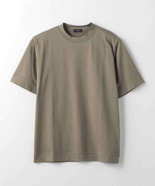 gim(ジム)の「<gim>プラチナフェイスコットン Tシャツ(Tシャツ/カットソー・メンズ・ネイビー/ライトグレー/ホワイト/オリーブ・S/M/L)」の9枚目の写真