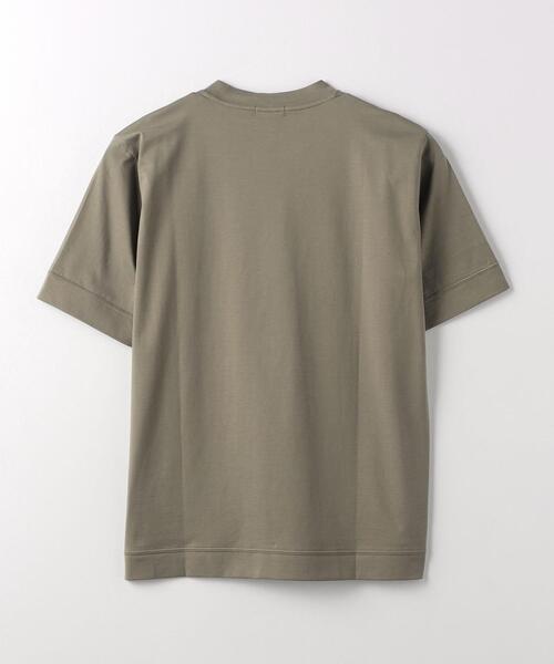 gim(ジム)の「<gim>プラチナフェイスコットン Tシャツ(Tシャツ/カットソー・メンズ・ネイビー/ライトグレー/ホワイト/オリーブ・S/M/L)」の10枚目の写真