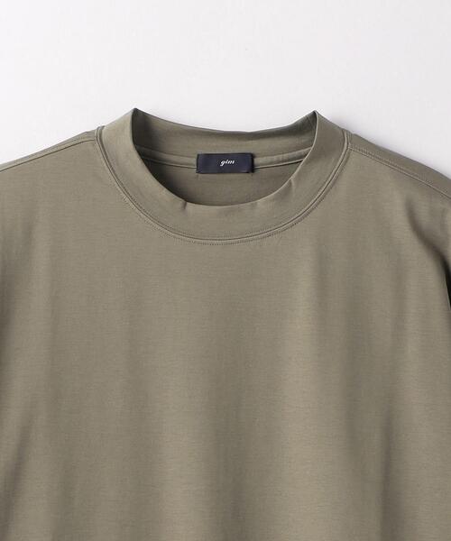 gim(ジム)の「<gim>プラチナフェイスコットン Tシャツ(Tシャツ/カットソー・メンズ・ネイビー/ライトグレー/ホワイト/オリーブ・S/M/L)」の11枚目の写真