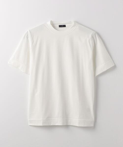 gim(ジム)の「<gim>プラチナフェイスコットン Tシャツ(Tシャツ/カットソー・メンズ・ネイビー/ライトグレー/ホワイト/オリーブ・S/M/L)」の14枚目の写真