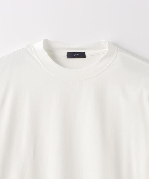 gim(ジム)の「<gim>プラチナフェイスコットン Tシャツ(Tシャツ/カットソー・メンズ・ネイビー/ライトグレー/ホワイト/オリーブ・S/M/L)」の16枚目の写真