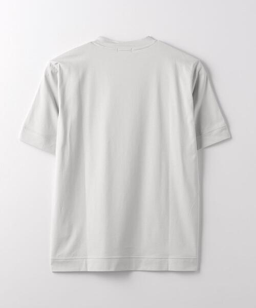 gim(ジム)の「<gim>プラチナフェイスコットン Tシャツ(Tシャツ/カットソー・メンズ・ネイビー/ライトグレー/ホワイト/オリーブ・S/M/L)」の19枚目の写真